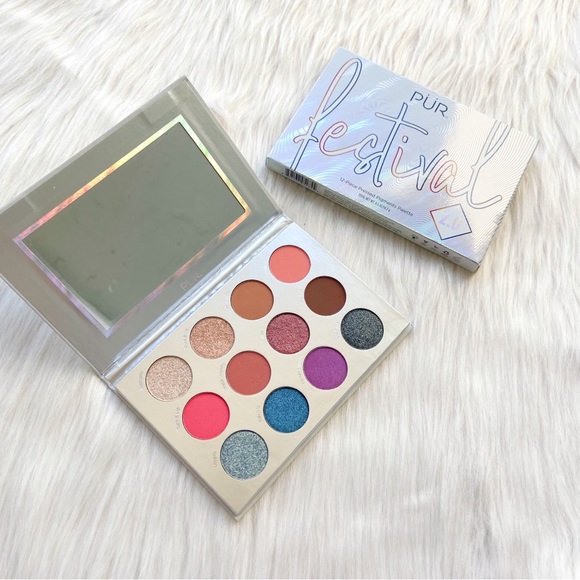 Pur Festival 2.0 Eyeshadow Palette 12 Piece Pressed Pigments - Picture 4 of 5